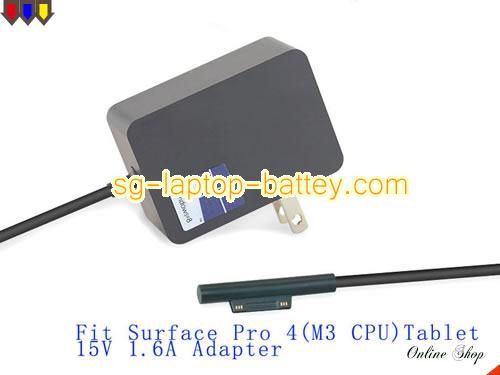  image of MICROSOFT 1735 ac adapter, 15V 1.6A 1735 Notebook Power ac adapter MICROSOFT15V1.6A24W-US