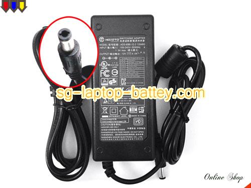  image of HOIOTO ADS-65LSI-12-1 12048G ac adapter, 12V 4A ADS-65LSI-12-1 12048G Notebook Power ac adapter HOIOTO12V4A48W-5.5x2.5mm