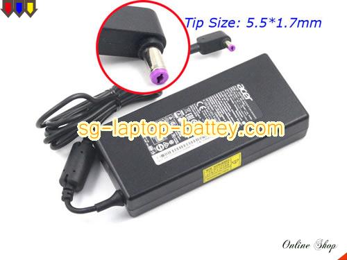  image of ACER ADP-135KB T ac adapter, 19V 7.1A ADP-135KB T Notebook Power ac adapter ACER19V7.1A135W-NEW-5.5x1.7mm