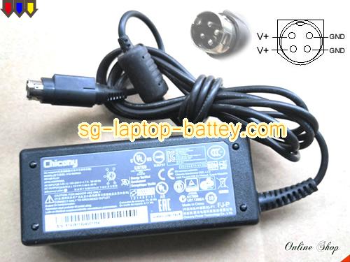  image of CHICONY A12-065N2A ac adapter, 19V 3.42A A12-065N2A Notebook Power ac adapter Chicony19V3.42A65W-4pin-LZRF