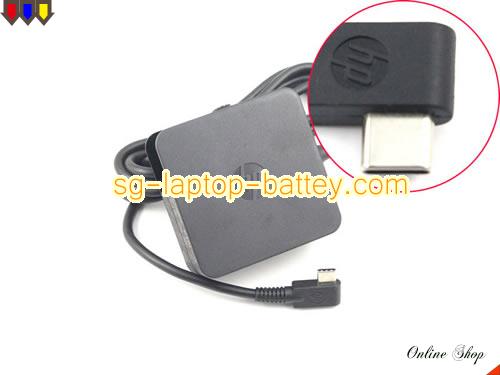 HP ELITE X2 1012 G1 USB-C adapter, 15V 3A ELITE X2 1012 G1 USB-C laptop computer ac adaptor, HP15V3A45W-wall