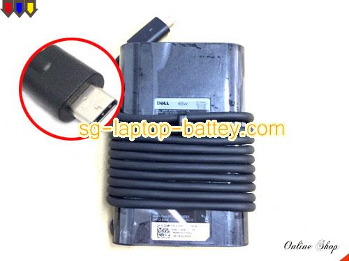  image of DELL TYPE C ac adapter, 20V 3.25A TYPE C Notebook Power ac adapter DELL20V3.25A65W-Type-C