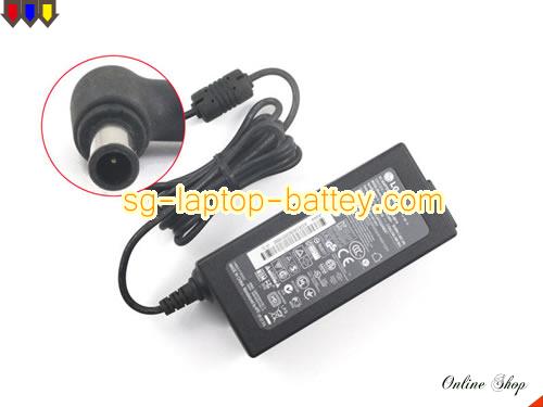LG 23M45VQ adapter, 19V 2.53A 23M45VQ laptop computer ac adaptor, LG19V2.53A48W-6.5X4.0mm