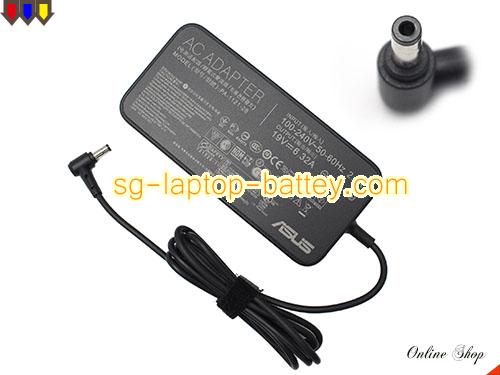 ASUS 1 GL752VW-GS71 adapter, 19V 6.32A 1 GL752VW-GS71 laptop computer ac adaptor, ASUS19V6.32A120W-5.5X2.5mm-Slim-PA