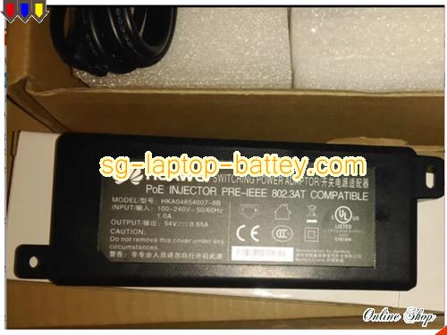  image of HUAWEI HKA04854007-8B ac adapter, 54V 0.65A HKA04854007-8B Notebook Power ac adapter HUAWEI54V0.65A-POE