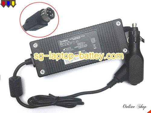  image of RESMED DC-65A24 ac adapter, 24V 2.71A DC-65A24 Notebook Power ac adapter CAP-RESMED24V2.71A65W-4PIN
