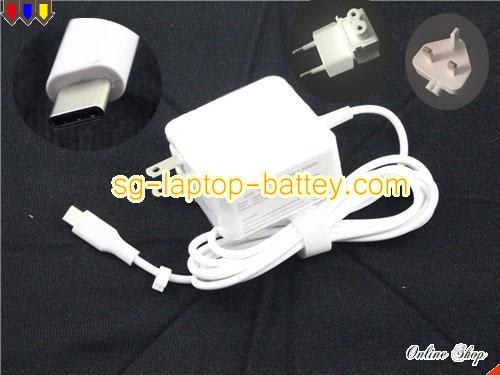  image of UNIVERSAL A450C ac adapter, 20V 2.25A A450C Notebook Power ac adapter UN20V2.25A45W-Type-C-A450C-W