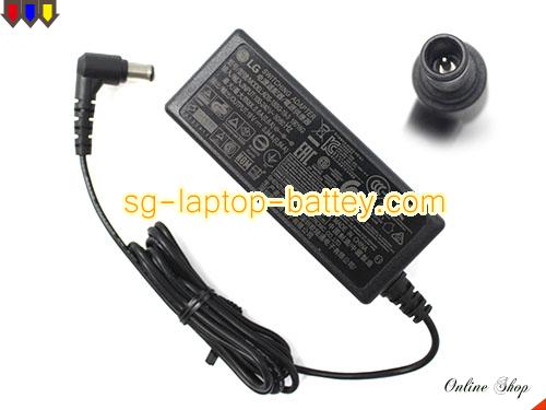 LG 22MP47HQ-P adapter, 19V 0.84A 22MP47HQ-P laptop computer ac adaptor, LG19V0.84A16W-6.5x4.4mm