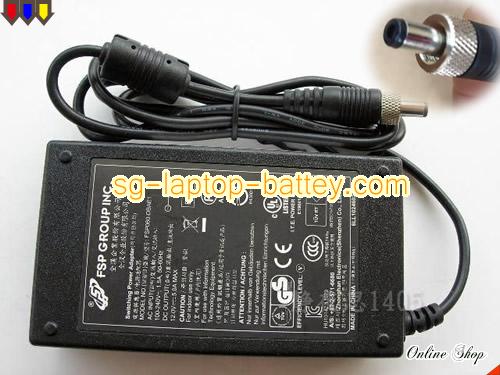  image of FSP FSP060-DBAB1 ac adapter, 12V 5A FSP060-DBAB1 Notebook Power ac adapter FSP12V5A60W-5.5x2.5mm-metal