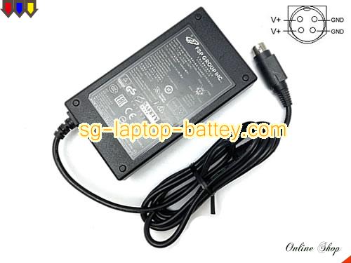  image of FSP FSP060-DIBAN2 ac adapter, 12V 5A FSP060-DIBAN2 Notebook Power ac adapter FSP12V5A60W-4PIN-ZZYF