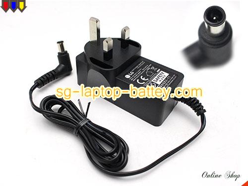  image of LG EAY63032011 ac adapter, 19V 0.84A EAY63032011 Notebook Power ac adapter LG19V0.84A16W-6.5x4.4mm-UK