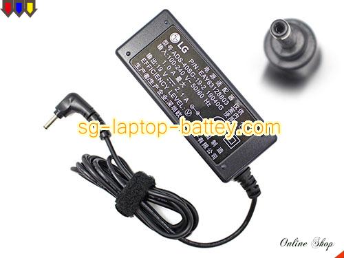 image of LG LCAP48-BK ac adapter, 19V 2.1A LCAP48-BK Notebook Power ac adapter LG19V2.1A40W-3.0x1.0mm