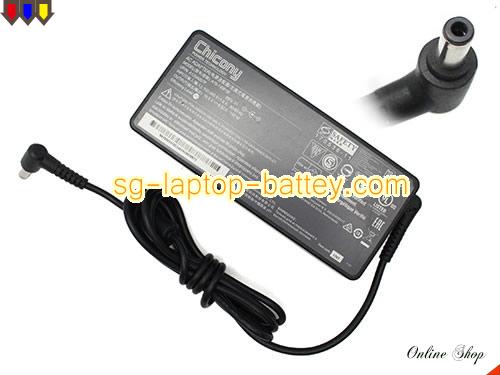  image of CHICONY A16135P1B ac adapter, 19.5V 6.92A A16135P1B Notebook Power ac adapter CHICONY19.5V6.92A135W-5.5x2.5mm