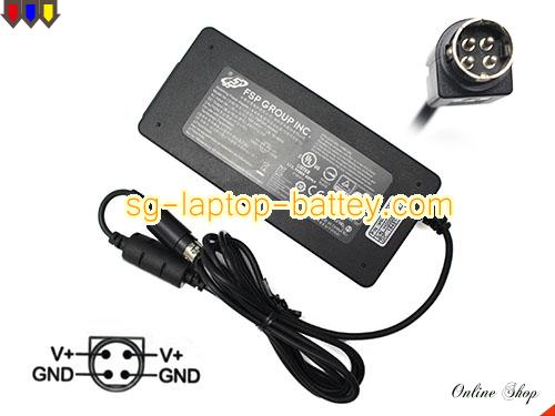  image of FSP FSP090AAAN2 ac adapter, 24V 3.75A FSP090AAAN2 Notebook Power ac adapter FSP24V3.75A90W-4Pin