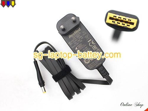  image of RESMED 380008 IP22 ac adapter, 24V 0.83A 380008 IP22 Notebook Power ac adapter RESMED24V0.83A20W-Rectangle-EU