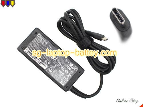  image of CHICONY 00HM651 ac adapter, 20V 2.25A 00HM651 Notebook Power ac adapter Chicony20V2.25A45W--TYPE-C