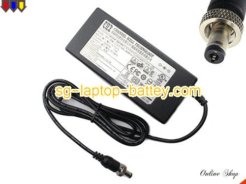  image of CWT KPL-060M-VL ac adapter, 24V 2.5A KPL-060M-VL Notebook Power ac adapter CWT24V2.5A60W-5.5x2.1mm-RD