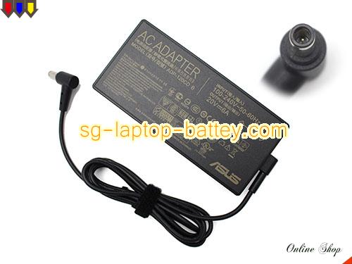  image of ASUS 0A001-00860100 ac adapter, 20V 6A 0A001-00860100 Notebook Power ac adapter ASUS20V6A120W-6.0x3.7mm