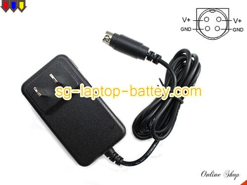  image of HOIOTO ADS-25FSG-12 12018GPCN ac adapter, 12V 1.5A ADS-25FSG-12 12018GPCN Notebook Power ac adapter TRYTHINK12V1.5A18W-4PIN-US
