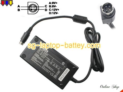  image of FDL FDL1204E ac adapter, 8V 4A FDL1204E Notebook Power ac adapter FDL8V4A32W-4PIN