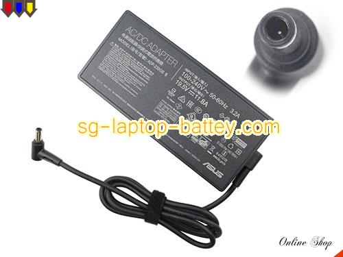 ASUS ZENBOOK PRO DUO UX581GV-XH74T adapter, 19.5V 11.8A ZENBOOK PRO DUO UX581GV-XH74T laptop computer ac adaptor, ASUS19.5V11.8A230W-6.0x3.5mm-SPA