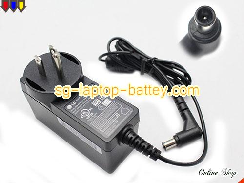  image of LG EAY65890005 ac adapter, 19V 2.1A EAY65890005 Notebook Power ac adapter LG19V2.1A40W-6.5x4.4mm-US