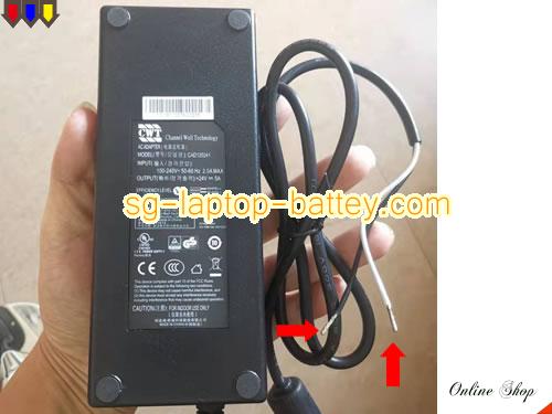  image of CWT CAD120241 ac adapter, 24V 5A CAD120241 Notebook Power ac adapter CWT24V5A120W-2line