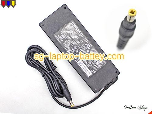  image of TOSHIBA A16-100P1A ac adapter, 20V 5A A16-100P1A Notebook Power ac adapter TOSHIBA20V5A100W-5.5x2.5mm