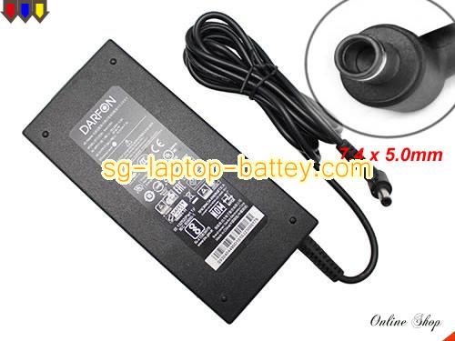  image of DARFON BAA5190 ac adapter, 19.5V 7.7A BAA5190 Notebook Power ac adapter DARFON19.5V7.7A150W-7.4x5.0mm-no-pin