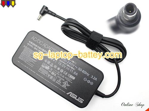 ASUS G712LV adapter, 19.5V 11.8A G712LV laptop computer ac adaptor, ASUS19.5V11.8A230.1W-6.0x3.5mm-SPA