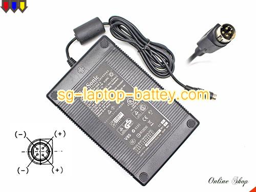  image of VIEWSONIC ADP-150UB B ac adapter, 24V 7A ADP-150UB B Notebook Power ac adapter VIEWSONIC24V7A168W-4PIN-SZXF