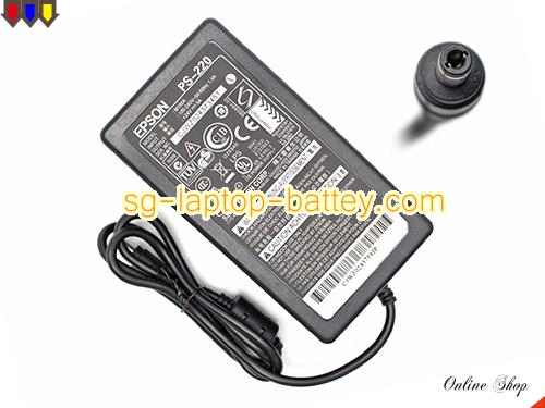  image of EPSON PS-220 ac adapter, 24V 5A PS-220 Notebook Power ac adapter EPSON24V5A120W-5.5x2.5mm