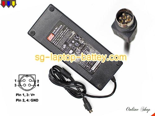  image of MEAN WELL GS220A214-R7B ac adapter, 24V 9.2A GS220A214-R7B Notebook Power ac adapter MEANWELL24V9.2A221W-4PIN-ZZYF