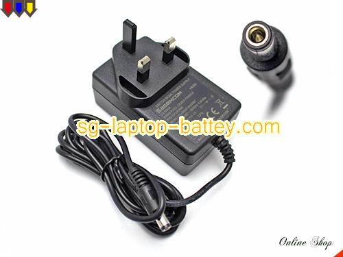  image of SAGEMCOM 191342683 ac adapter, 12V 2A 191342683 Notebook Power ac adapter SAGEMCOM12V2A24W-5.5x2.1mm-UK