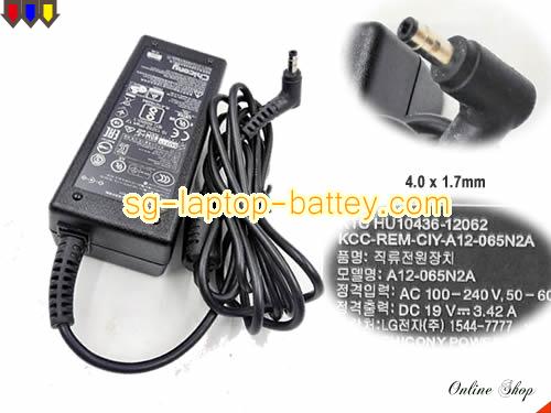 image of CHICONY A065R202P ac adapter, 19V 3.42A A065R202P Notebook Power ac adapter CHICONY19V3.42A65W-BulleTip
