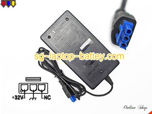  image of HP C8187-60034 ac adapter, 32V 2.5A C8187-60034 Notebook Power ac adapter HP32V2.5A80W-Molex-3pin