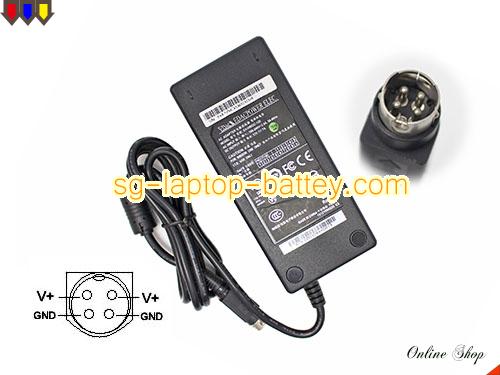  image of EDAC EA10953C-120 ac adapter, 12V 7A EA10953C-120 Notebook Power ac adapter EDAC12V7A84W-4PIN-SZXF
