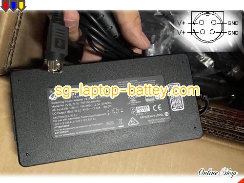  image of FSP 9NA1804506 ac adapter, 54V 3.34A 9NA1804506 Notebook Power ac adapter FSP54V3.34A180W-4Pin-ZZYF