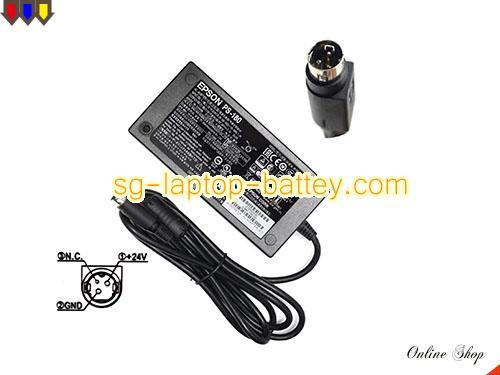  image of EPSON HH159B ac adapter, 24V 2.1A HH159B Notebook Power ac adapter EPSON24V2.1A50W-3Pins