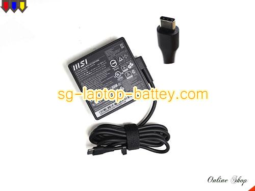  image of MSI A21-100P1A ac adapter, 20V 5A A21-100P1A Notebook Power ac adapter MSI20V5A100W-TYPE-C-SQ