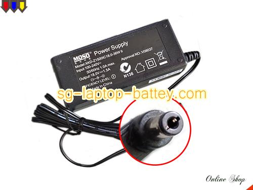  image of MOSO XKDZ1500IC18.036W ac adapter, 18V 1.5A XKDZ1500IC18.036W Notebook Power ac adapter MOSO18V1.5A27W-5.5x2.5mm