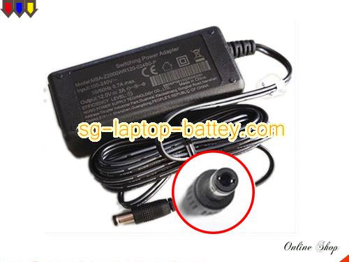  image of MOSO MSP-C2000IC12.0-24F-AG ac adapter, 12V 2A MSP-C2000IC12.0-24F-AG Notebook Power ac adapter MOSO12V2A24W-5.5x2.5mm