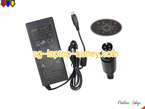  image of GVE GM130-2400500-F ac adapter, 24V 5A GM130-2400500-F Notebook Power ac adapter GVE24V5A120W-4PIN-SZXF
