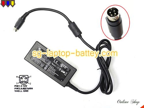  image of LIEN CHANG AD1760A3D ac adapter, 12V 5A AD1760A3D Notebook Power ac adapter LIENCHANG12V5A60W-4PIN