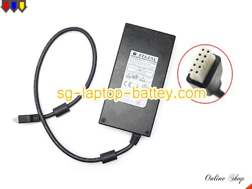  image of ETA USA DTMF300-12SX-F-W6 ac adapter, 12V 25A DTMF300-12SX-F-W6 Notebook Power ac adapter ETAUSA12V25A300W-Molex-10Pins