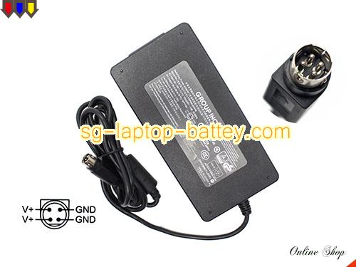  image of FSP FSP096-AHB ac adapter, 12V 8A FSP096-AHB Notebook Power ac adapter FSP12V8A96W-4PIN-ZZYF-thin