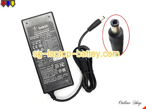  image of BELKIN ADS-110CL-12-13 120072G ac adapter, 12V 6A ADS-110CL-12-13 120072G Notebook Power ac adapter BELKIN12V6A72W-5.5x2.5mm