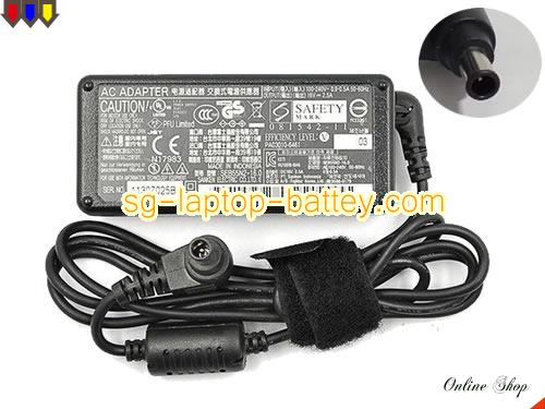  image of FUJITSU FPCAC60 ac adapter, 16V 2.5A FPCAC60 Notebook Power ac adapter FUJITSU16V2.5A40W-6.5x4.0mm-Type-B