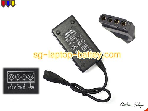  image of SWITCHING S026AN12001502 ac adapter, 12V 1.5A S026AN12001502 Notebook Power ac adapter SWITCHING12V1.5A18W-4hole