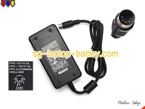  image of SWITCHING SPU45E-201 ac adapter, 12V 2A SPU45E-201 Notebook Power ac adapter SWITCHING12V2A42W-Special-5Pins